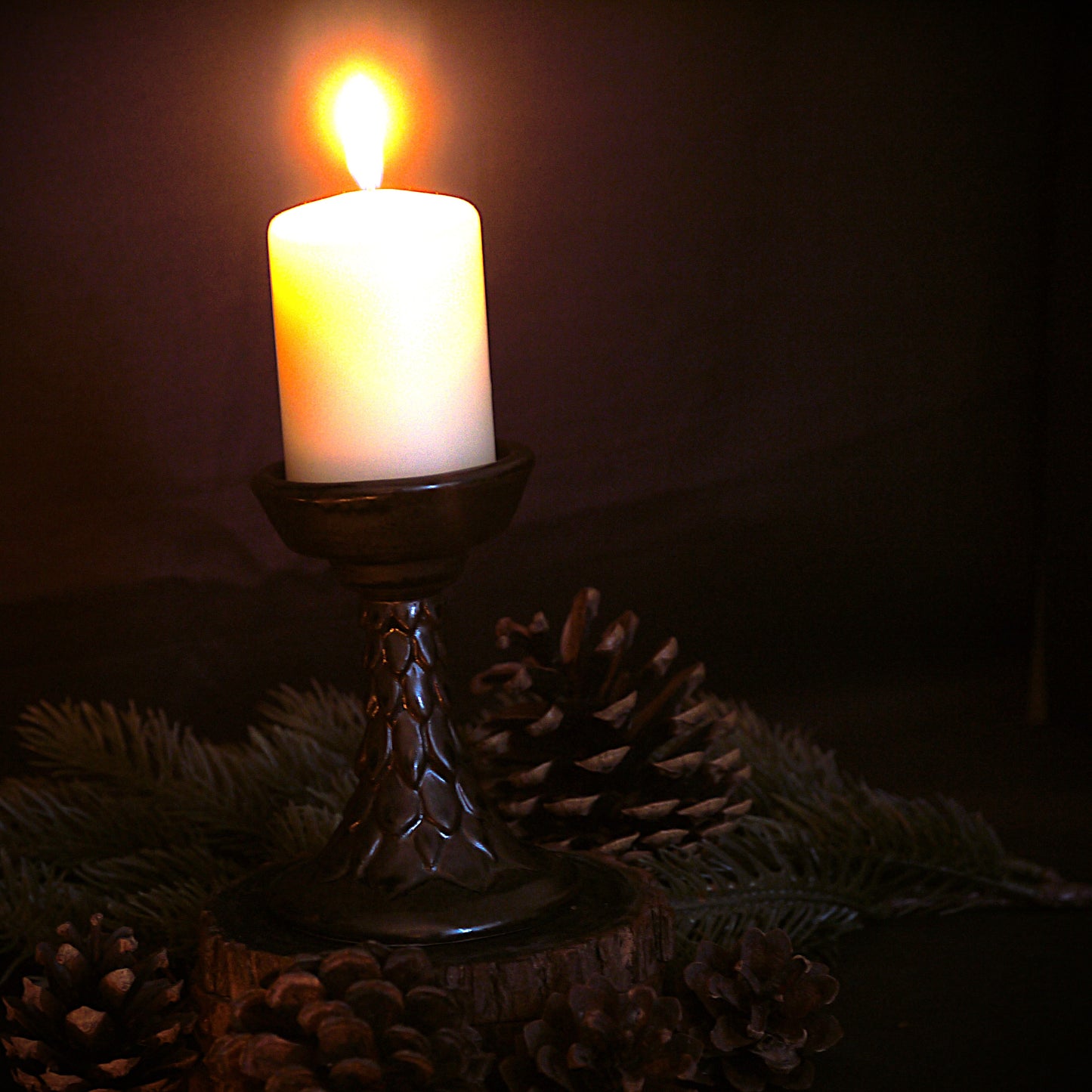 Dragon Scale Ceramic Candle holder