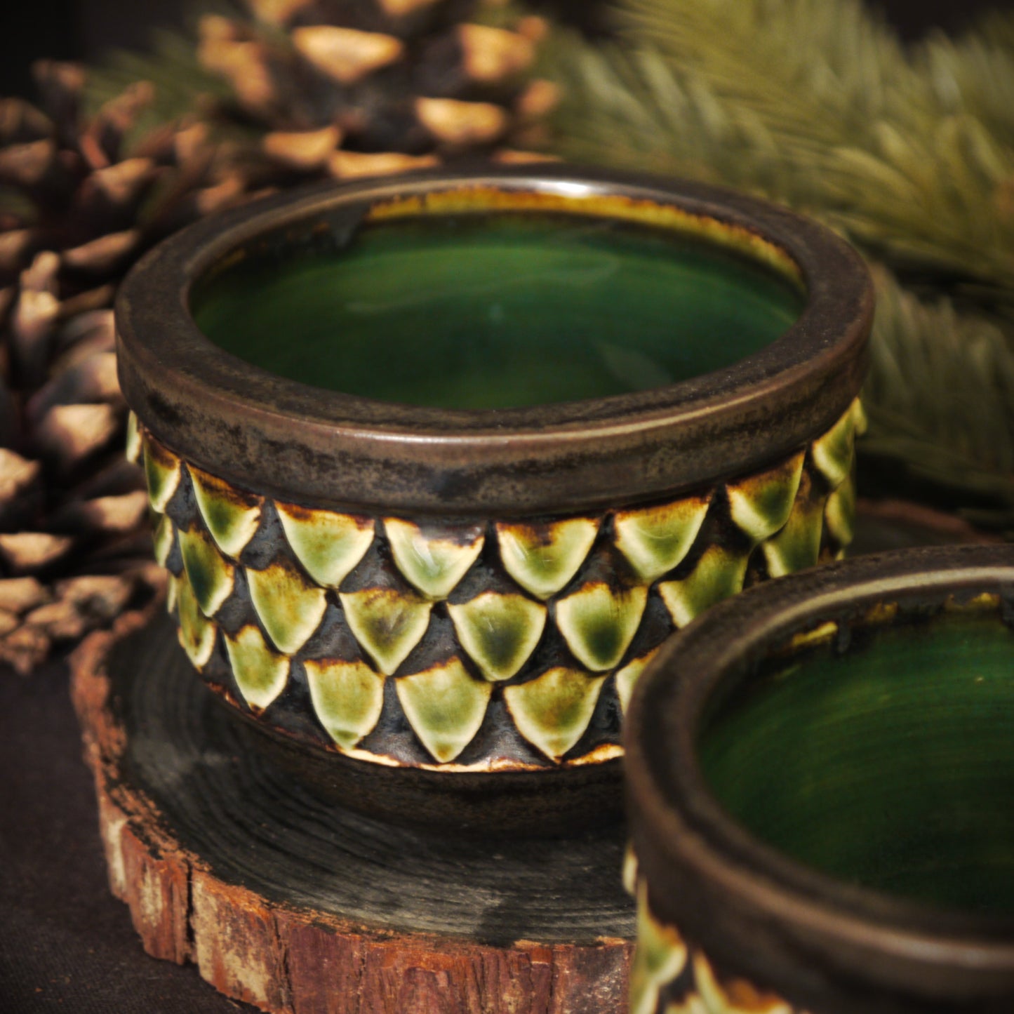 Dragon Scale Tealight/Trinket Holder