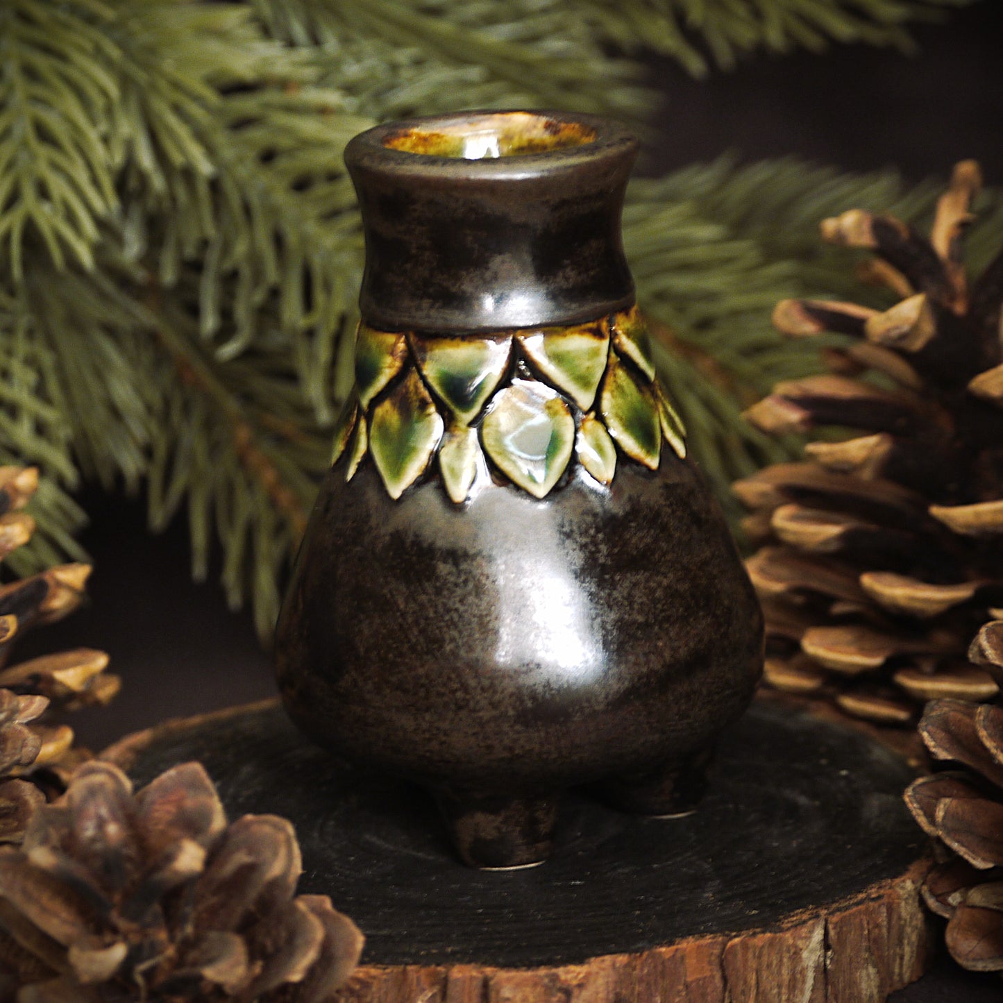 Mini Dragon Scale Vase Pot