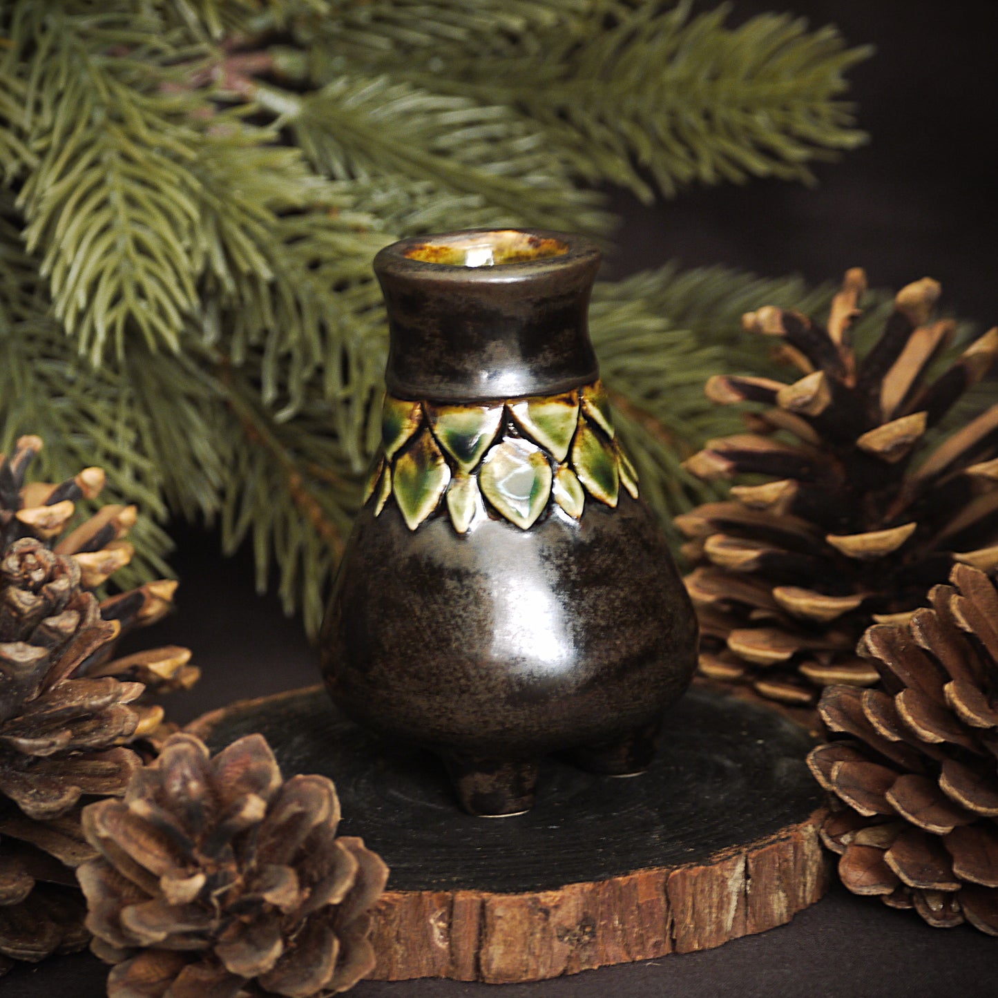 Mini Dragon Scale Vase Pot