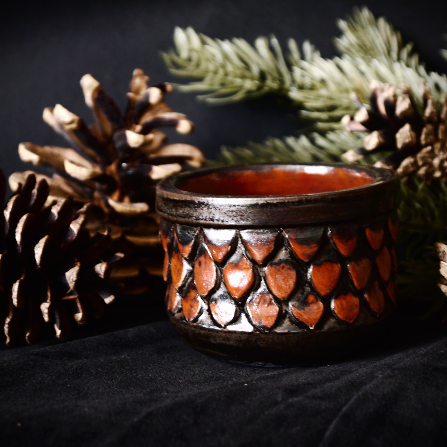 Dragon Scale Tealight/Trinket Holder